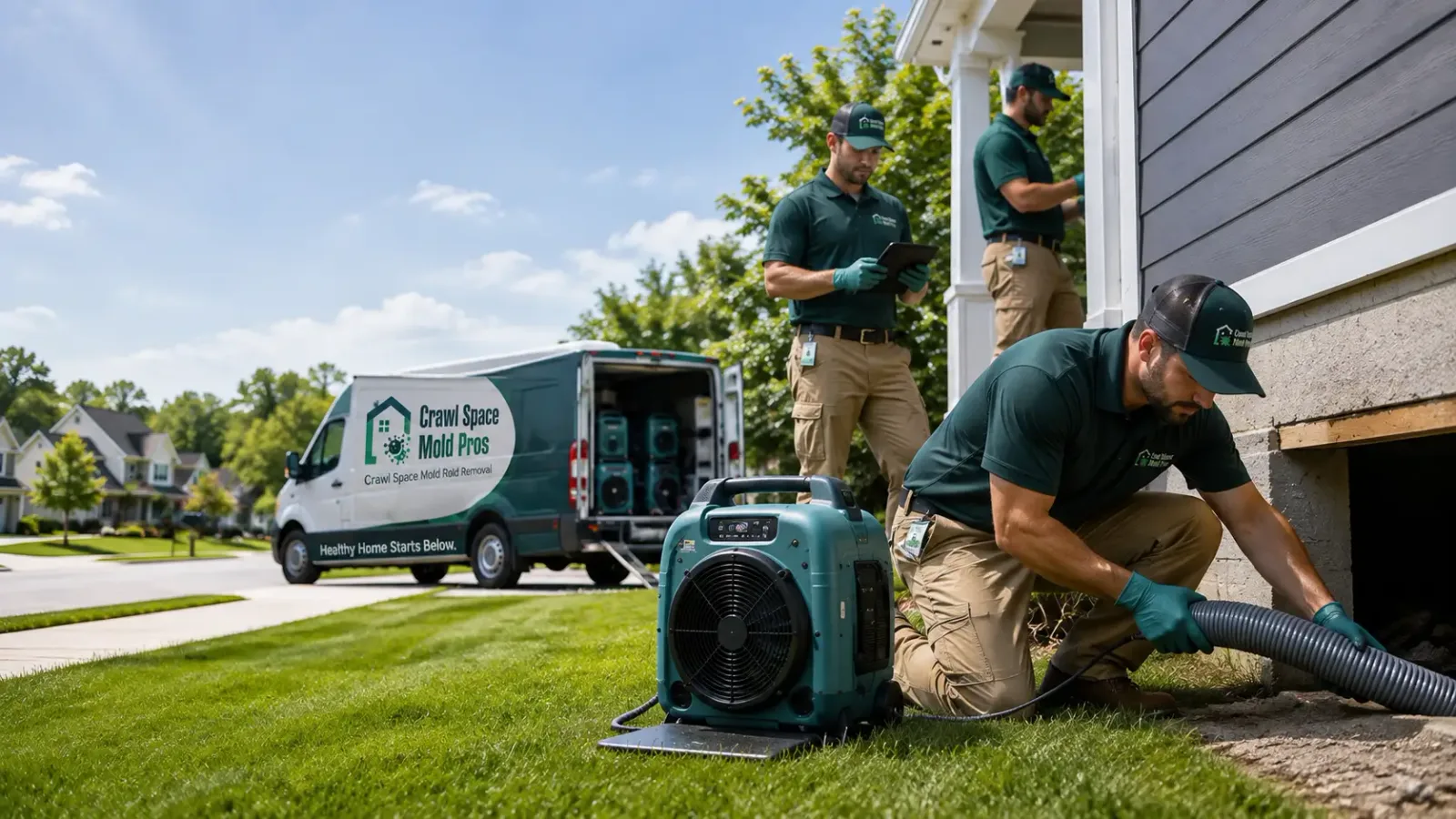 Crawl Space Mold Removal in Starke, FL